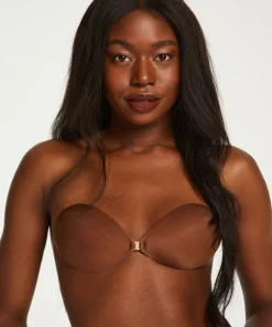 Adhesive bra - Brown