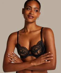 Almendra Non-padded Underwired Bra - Black