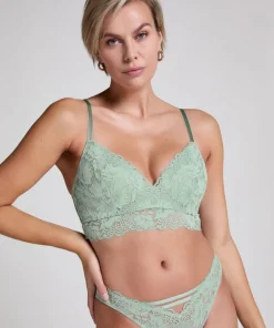 Andrea Padded Non-Wired Bra - Green