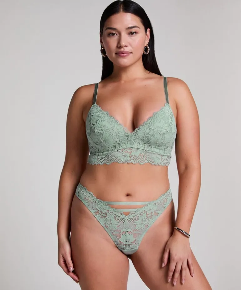 Andrea Padded Non-Wired Bra - Green