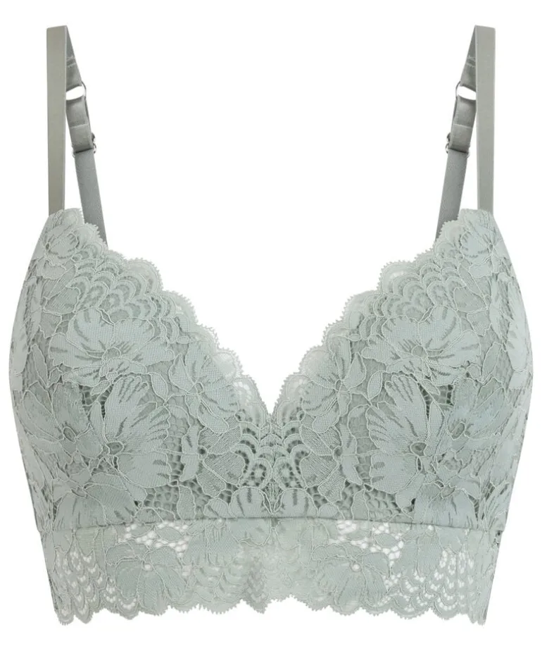 Andrea Padded Non-Wired Bra - Green