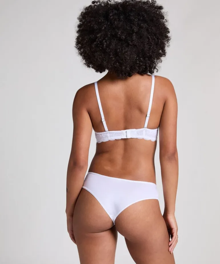 Angie Padded Strapless Underwired Bra - White