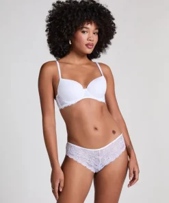Angie Padded Underwired Bra - White