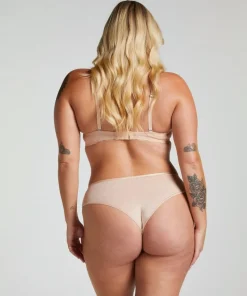 Angie Padded Underwired Bra - Beige