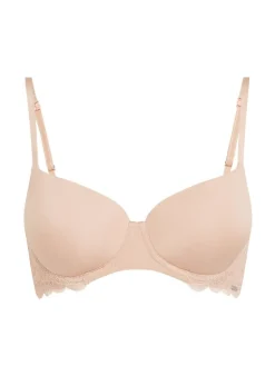 Angie Padded Underwired Bra - Beige