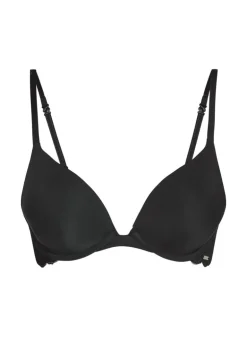 Angie Padded Underwired Push-Up Bra - Black