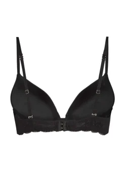 Angie Padded Underwired Push-Up Bra - Black