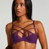 Anna Non-Padded Underwired Bra - Purple