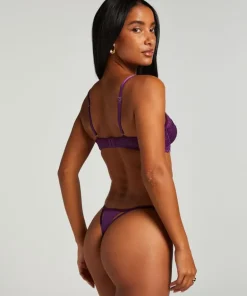 Anna Non-Padded Underwired Bra - Purple