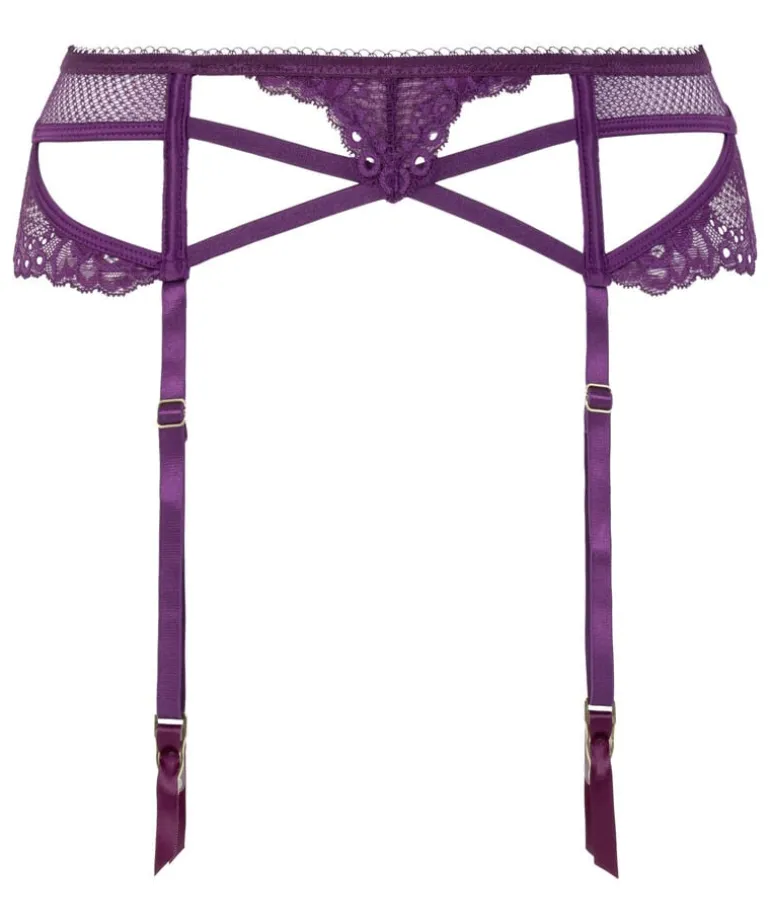 Anna Suspenders - Purple