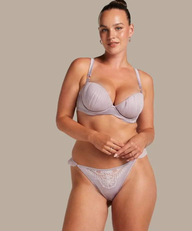 Antonia Padded Underwired Bra - Purple