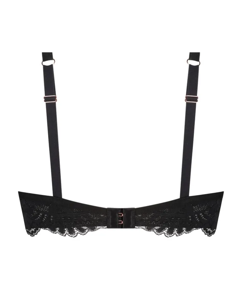 Antonia Padded Underwired Bra - Black