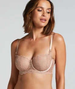 Anya Non-Padded Longline Underwired Bra - Brown