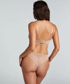 Anya Non-Padded Longline Underwired Bra - Brown