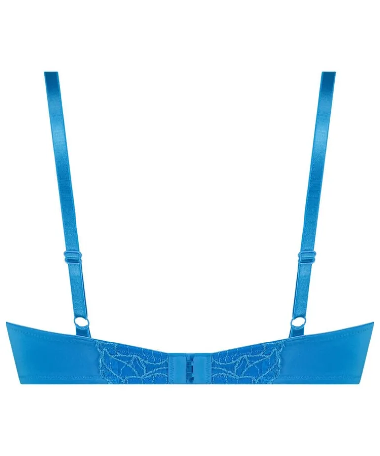 Anya Non-Padded Longline Underwired Bra - Blue