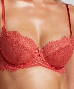 Arabella Non-Padded Underwired Bra - Red