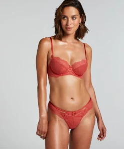 Arabella Non-Padded Underwired Bra - Red