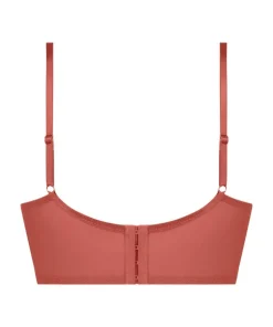 Arabella padded longline underwired bra - Red