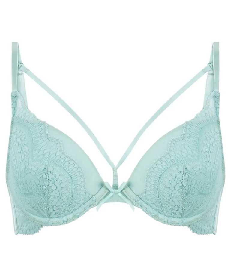 Ashley Padded Underwired Bra - Blue