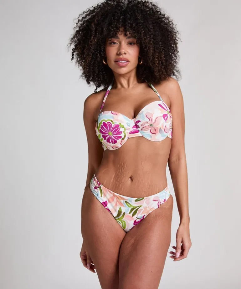 Ayanna Padded Underwired Bikini Top - Red