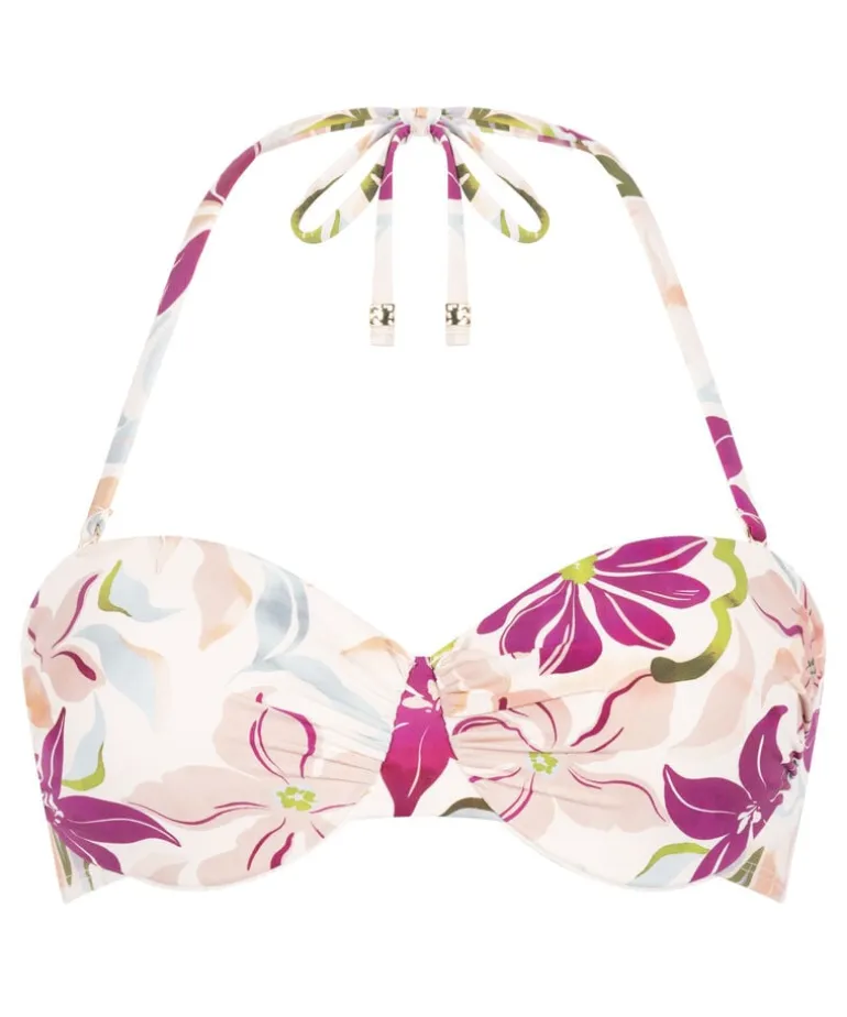 Ayanna Padded Underwired Bikini Top - Red