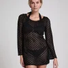 Beach Crochet Dress - Black