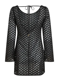 Beach Crochet Dress - Black