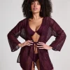 Beach Crochet Kaftan - Purple