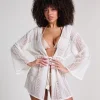 Beach Crochet Kaftan - White
