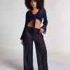 Beach Knit Pant - Blue
