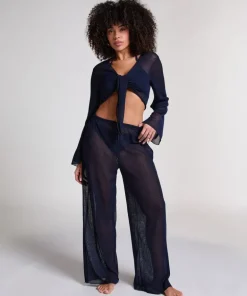 Beach Knit Pant - Blue