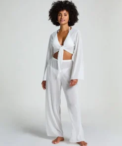 Beach Knit Pant - White