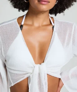 Beach Knit Top - White