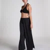 Beach Satin Pant - Black