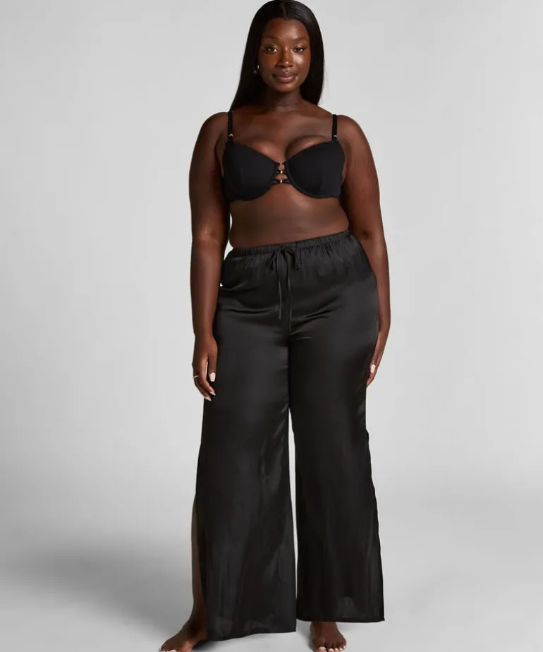 Beach Satin Pant - Black