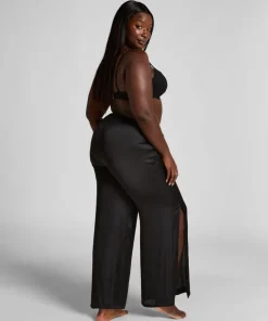 Beach Satin Pant - Black