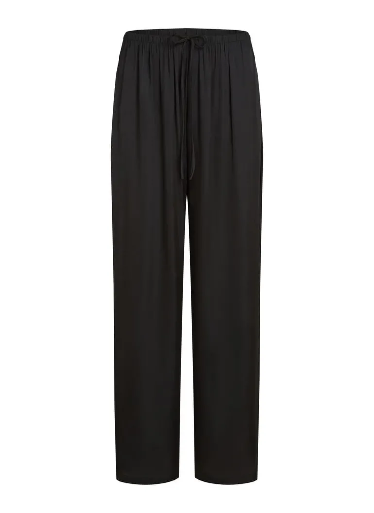 Beach Satin Pant - Black