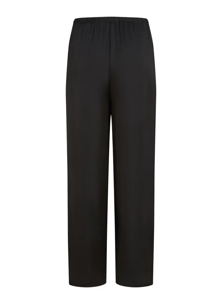 Beach Satin Pant - Black