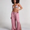 Beach Satin Pant - Pink