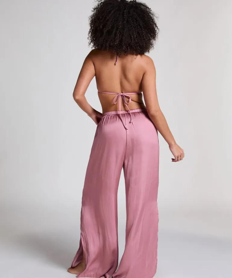 Beach Satin Pant - Pink