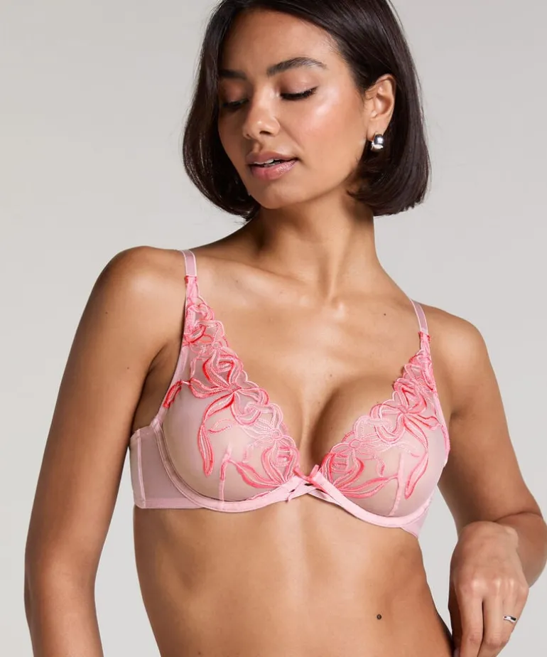 Beau Non-Padded Underwired Bra - Pink