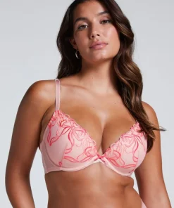 Beau Padded Underwired Bra - Pink