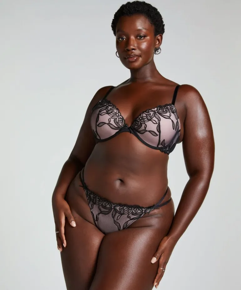 Beau Padded Underwired Bra - Black