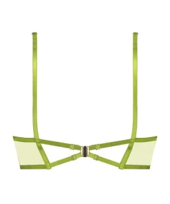 Billie Non-Padded Longline Underwired Bra - Green