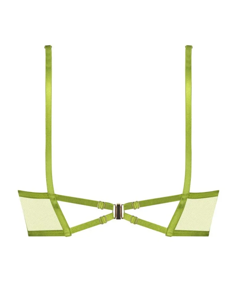 Billie Non-Padded Longline Underwired Bra - Green