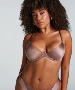 Blaze Non-Padded Underwired Bra - Brown