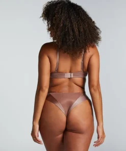 Blaze Non-Padded Underwired Bra - Brown