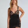 Brooke Slip Dress - Black