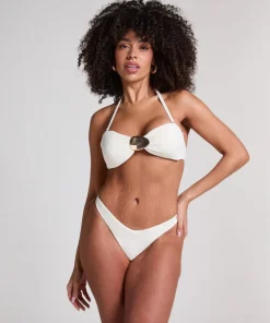 Cabo Bandeau Bikini Top - White
