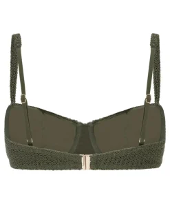 Cairo Non-padded Underwired Bikini Top - Green